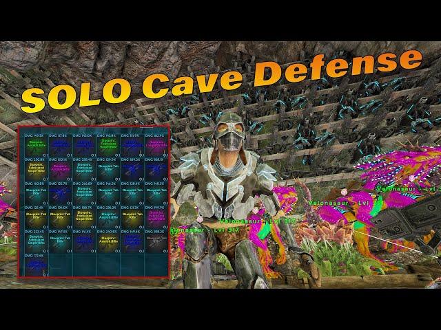 Solo Defending our Insane Cave and Valguero Tree Base Raid | Ark PvP