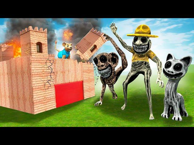 Can ZOONOMALY MONSTERS break into my FORT?! (Garry's Mod Sandbox)