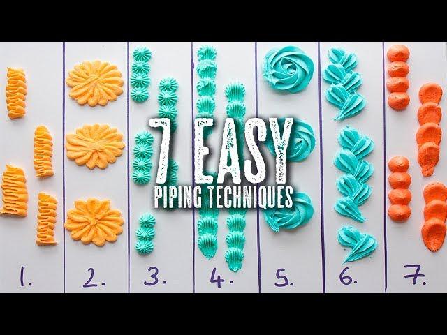 7 Easy Piping Techniques You Can Master - Topless Baker