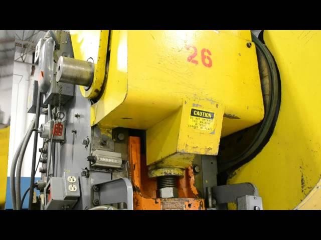 Minister #6 60 Ton x 3" OBI Flywheel Punch Press Air Clutch