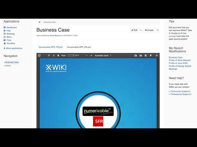 XWiki Pro PDF Viewer
