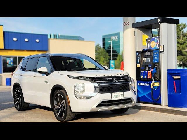 2024 Mitsubishi Outlander PHEV - Fuel Economy MPG Review + Fill Up Costs