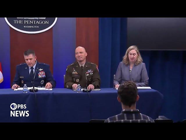 WATCH: U.S. military leaders hold briefing on recruitment goals and challenges for 2025