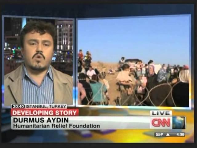 IHH's Durmus Aydin on CNN regarding the Crisis in Syria