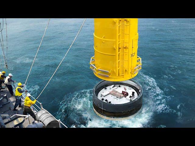 The Fascinating Process of Installing Billions $ Wind Farms in Middle of the Ocean