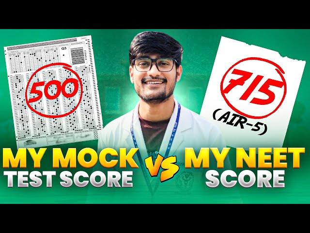 I GAVE 100+ NEET MOCK TEST - MY MOCK TEST JOURNEY  500 to 715 in NEET 