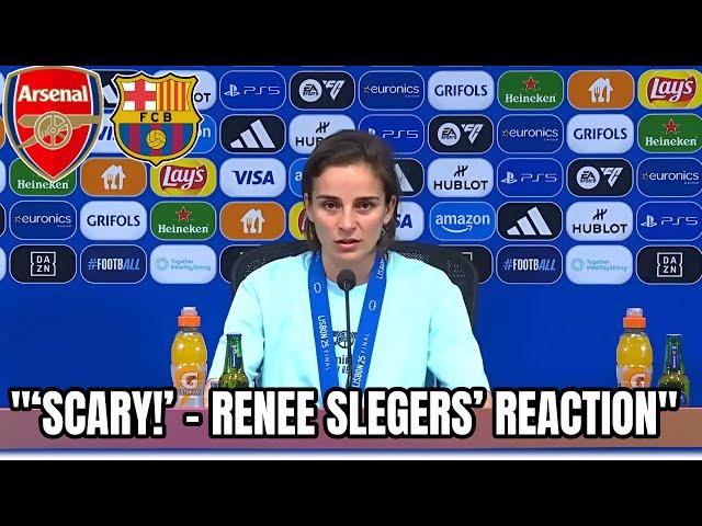 "‘Scary!’ – Renee Slegers’ Reaction to Arsenal’s Epic 1-0 Barcelona Champions League Win"