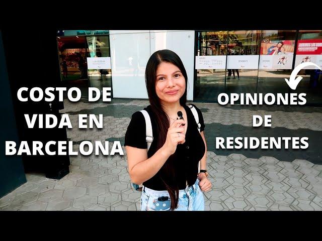 El verdadero COSTO DE VIDA en Barcelona 