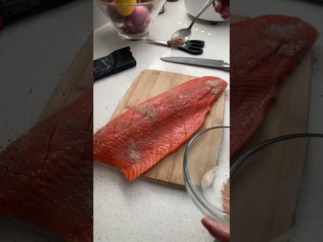Steelhead fillet #ovencooking #DadsCRIB #foodforthought #homemade