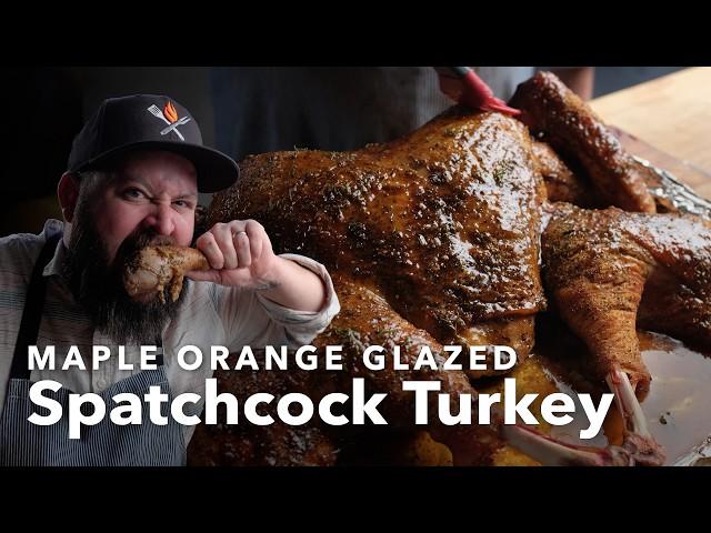 Maple Orange Glazed Turkey | Chef Tom X All Things Barbecue