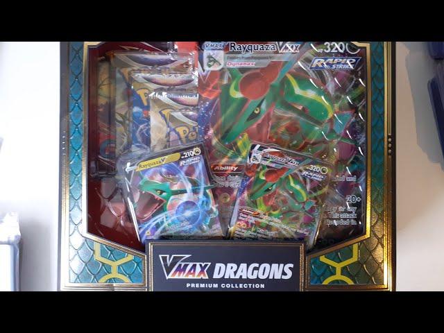 Pokémon VMAX Dragons Premium Collection Box Opening!!