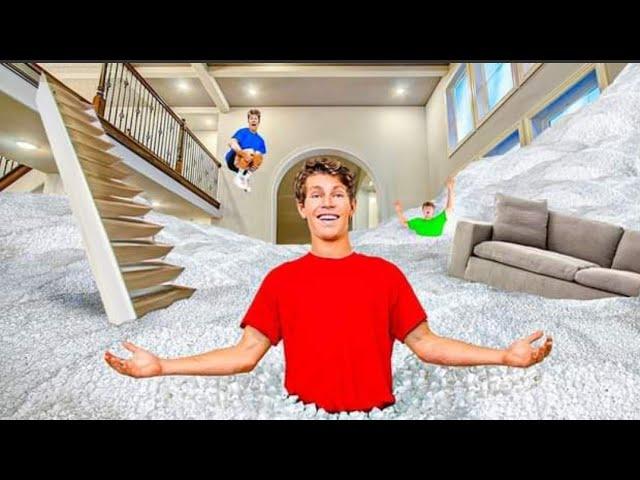 @Bangali Beast entire house WITH PACKING PEANUTS... || @MrBeast @MrBeastGaming @ZalmiPlays