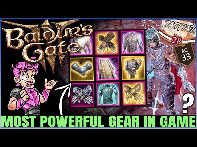 Baldur's Gate 3 - The MOST POWERFUL Items in Game - 10 Best GAME CHANGING Armor Armour Build Guide!