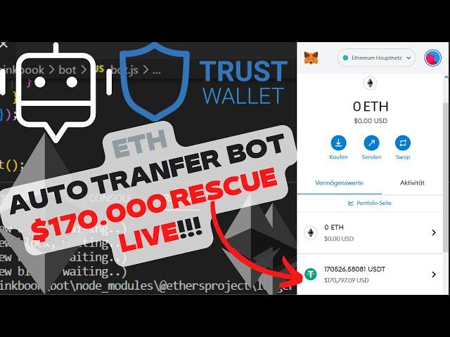 Trust Wallet HACKED! Auto Withdraw $170 000 LIVE RESCUE!!! 2023