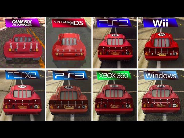 Cars Mater-National Championship (2007) GBA vs DS vs PS2 vs Wii vs PCSX2 vs PS3 vs XBOX 360 vs PC