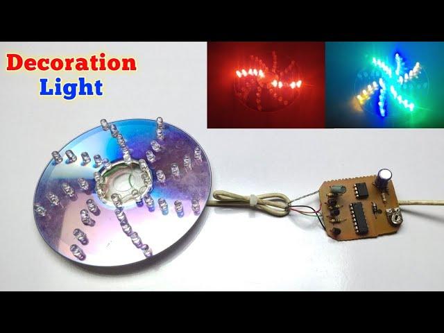 How To Make Diwali Decoration Light With Chaser || Creative GS