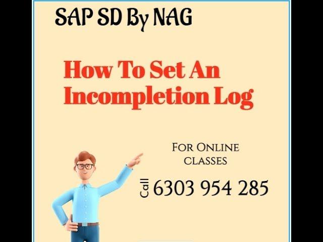 How to Set Incompletion Log #sapsd #SAPSD Telugu#saps4hana #onlineclasses#sap #sapsdbynag#howtolearn