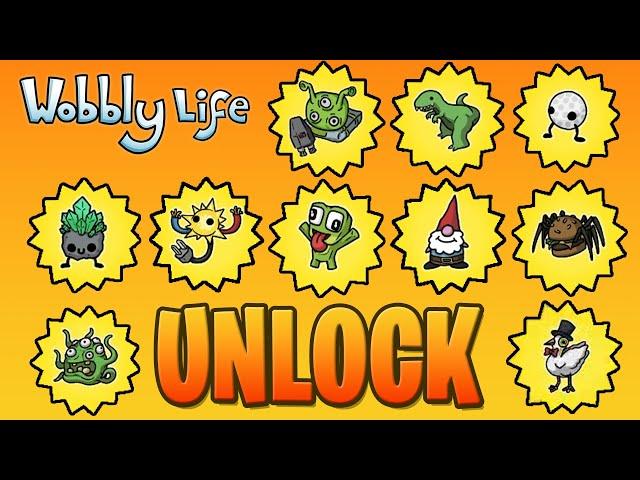 ALL SECRET PETS UNLOCKS in Wobbly Life 0.94 (2024)