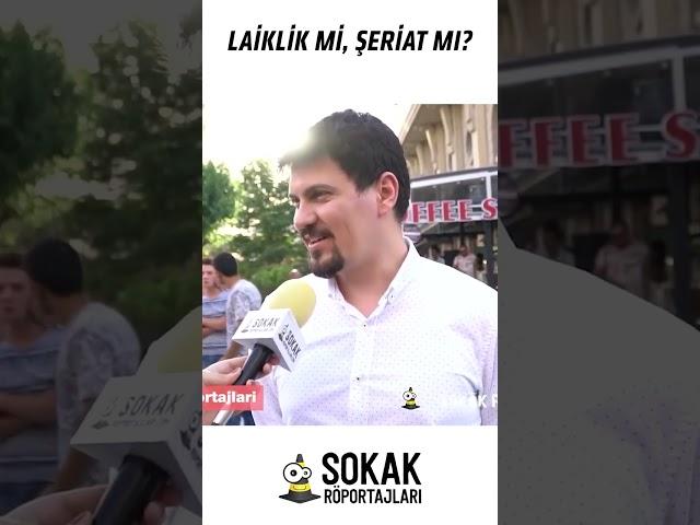 Laiklik mi, şeriat mı? #shorts #sokakröportajları