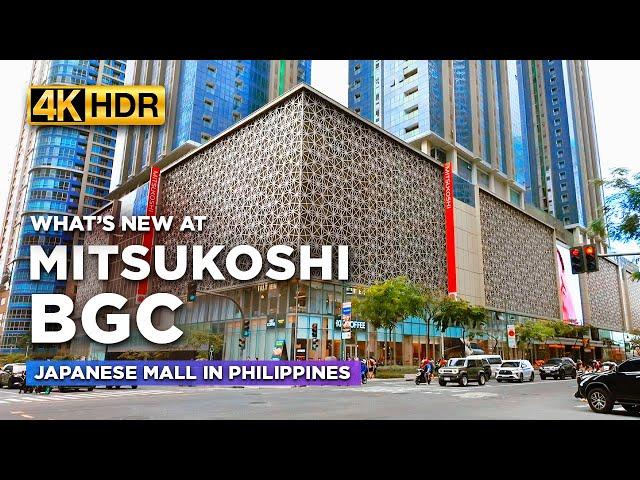 What's NEW at MITSUKOSHI BGC?  | Full Tour of Shops and EXCLUSIVE Japanese Products【4K HDR】