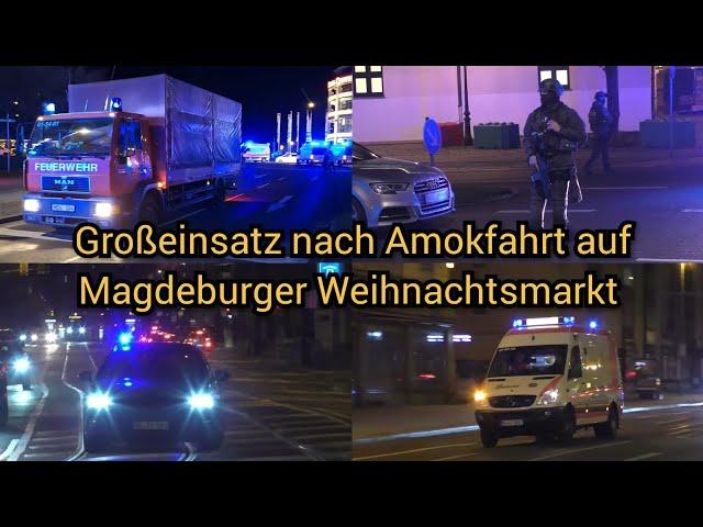 Attack on Christmas market in Magdeburg – videos after the attack