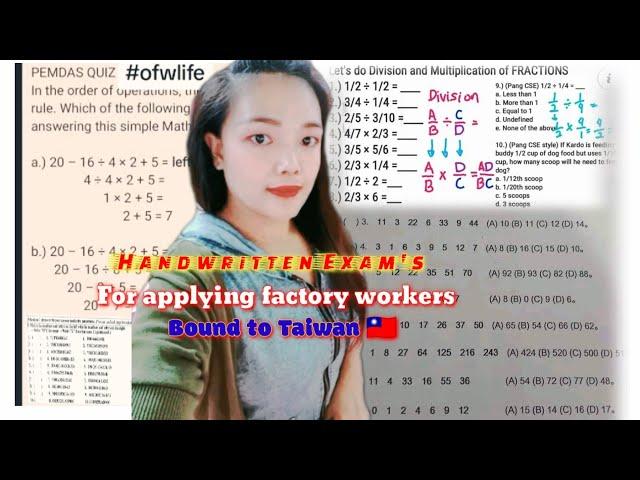 Exams For applying factory workers Bound to TAIWAN  #viral #trending #viralvideo #taiwan #factory