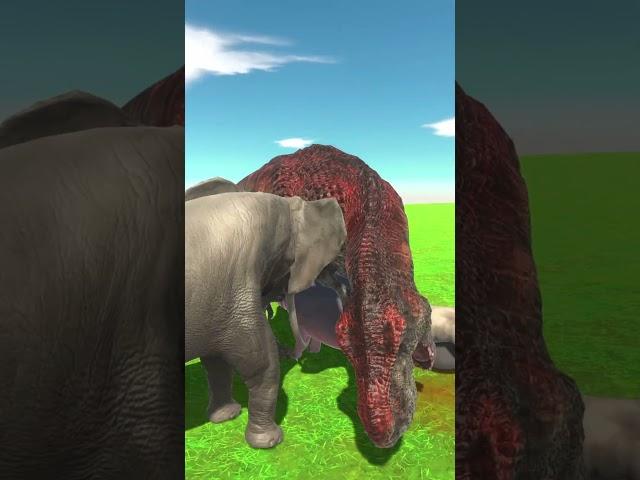 T-REX VS ANIMALS - Animal Revolt Battle Simulator #battle #games #animalrevoltbattlesimulator #arbs