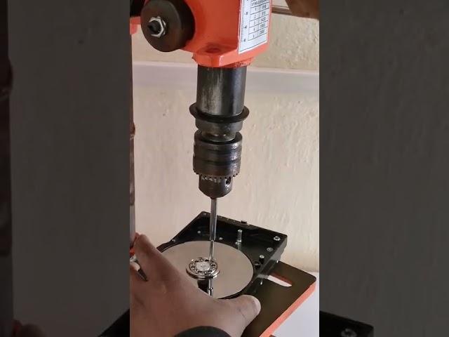 how to drill hard disk