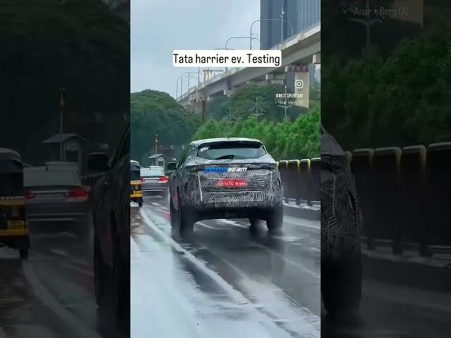 Tata harrier ev car road testing // harrier electric car updated 2024 #harrierev #tatamotors #evcar