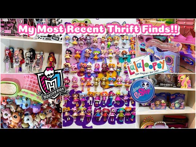 My Most Recent Thrift Finds!? ️ (Monster High, LPS, Lalaloopsy, etc!!)