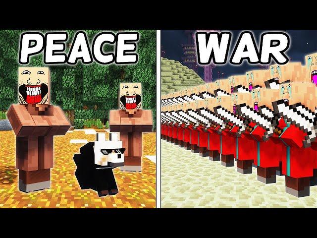 I Made 1000 Villagers Build MASSIVE Civilization On the Apocalypse Island in Minecraft