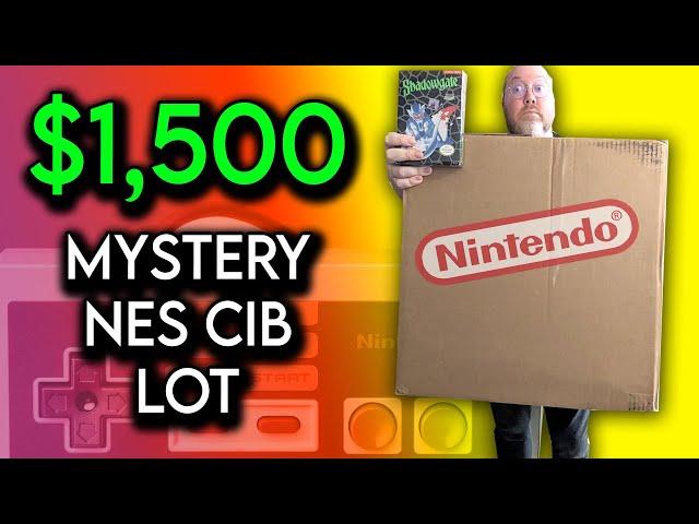 I Paid $1,500 for this Blind Box of NES CIB Games