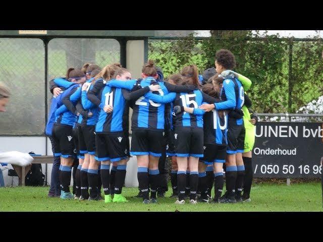 KFC Moerkerke-Club Brugge Vrouwen B 1-8, 12-11-2017