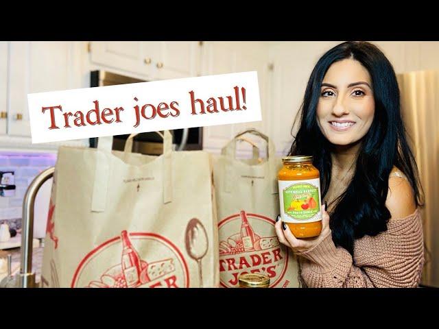 TRADER JOES HAUL || DELICIOUS DINNER IN UNDER 20 MINUTES!! || FAMILY FRIENDLY MEALS