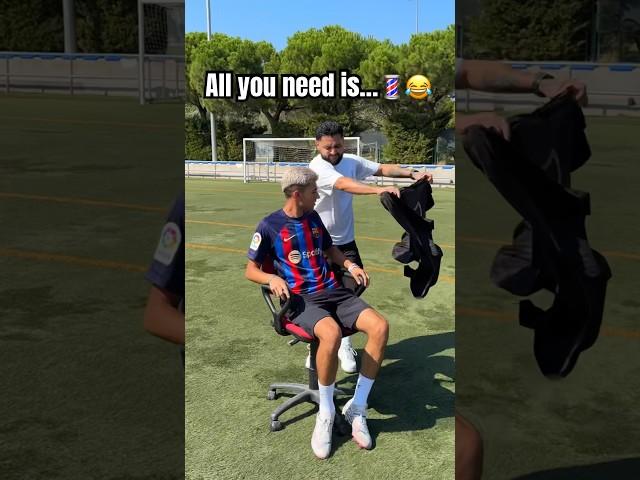 That’s all you need️ #xntonio #football #soccer #futbol #funny #barber #skills #shorts #viral