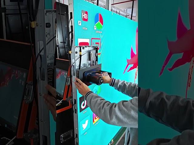 It seems very easy? ? ? ? #ledvideowall#leddisplay