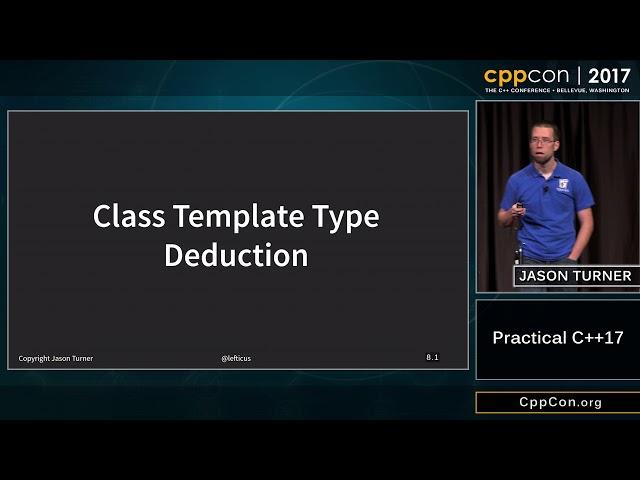 CppCon 2017: Jason Turner “Practical C++17”