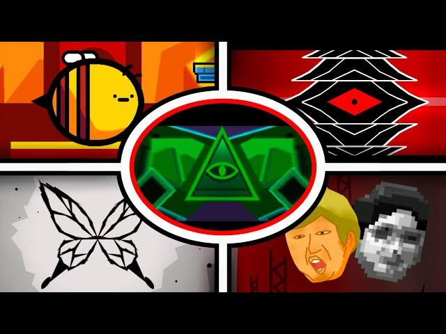 Geometry Dash 2.2 BOSS RUSH: The Perfect Run  //  ALL Bosses + Cutscenes (No Damage)