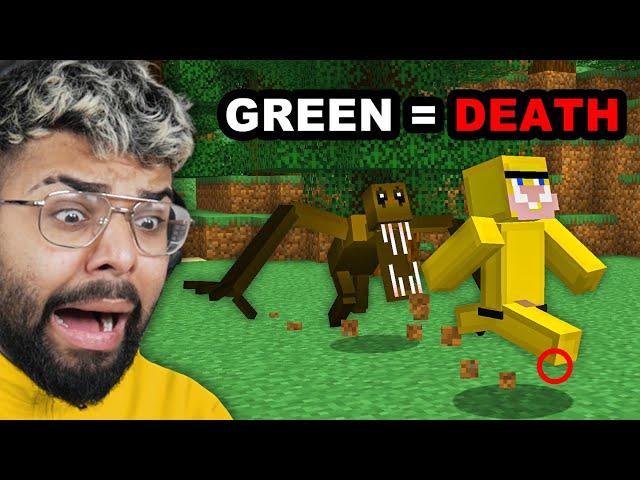 If You Touch Green, Minecraft Gets MORE Scary