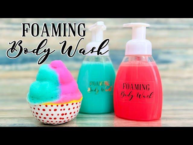 2-Ingredient Foaming Body Wash Recipe