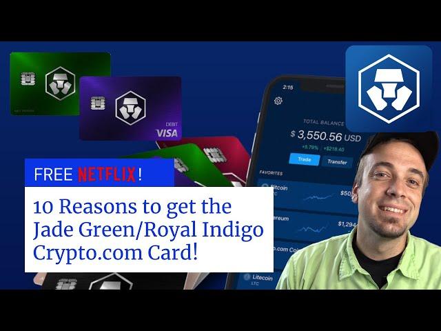 10 REASONS to Get the Crypto.com Jade Green/Royal Indigo Visa Card!