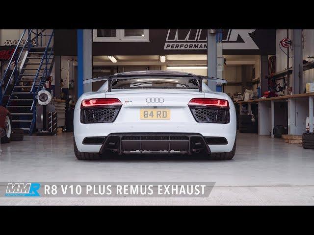 Audi R8 V10 Plus Remus Exhaust Before/After | MMR Performance