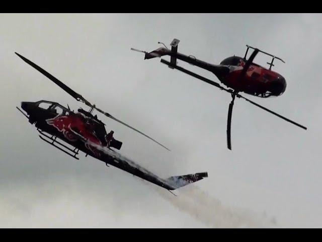 The Flying Bulls helicopter block at Nagy Futam 2016, Budapest