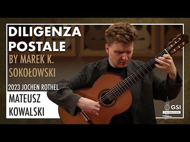 Mateusz Kowalski performs "Diligenza Postale" by Marek K. Sokołowski on a 2023 Jochen Rothel guitar