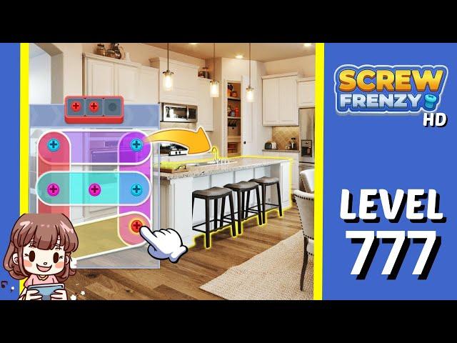 Screw Frenzy Level 777 Solution Walkthrough