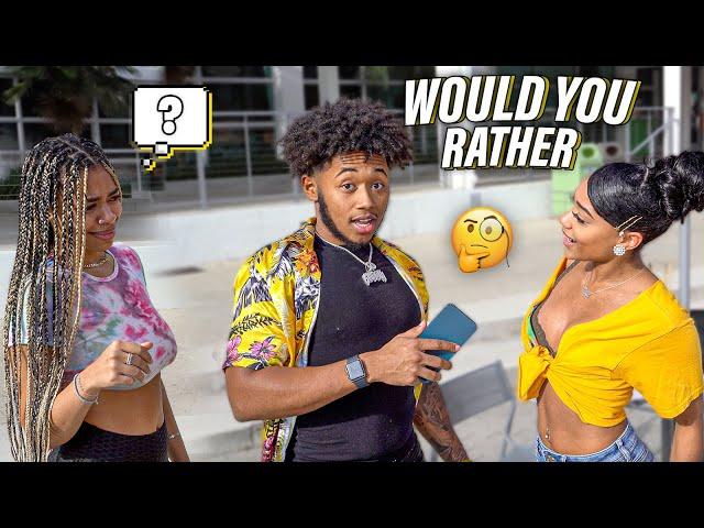 WOULD YOU RATHER ON COLLEGE CAMPUS! | Public Interview