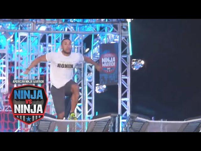 JJ Woods vs. JB Douglas (S1 E1) | American Ninja Warrior: Ninja Vs. Ninja