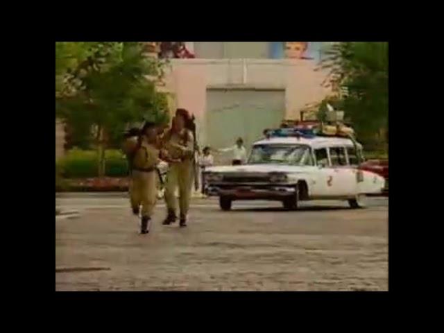 universal studios beetlejuice and the ghostbusters street scene version 1 and 2
