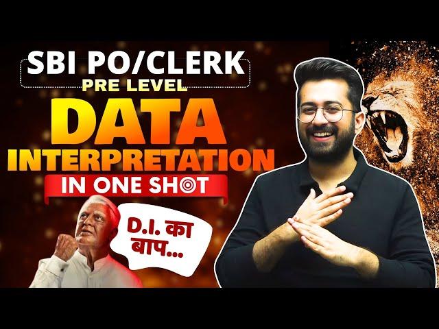 Crack SBI PO / Clerk 2024: Data Interpretation [Pre] in One Shot || Best DI Sets by Aashish Arora