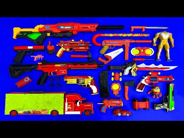 M32 Grenade Launcher Nerf Gun Toy Gun & AK47 Airsoft | Vz61 FN SCAR L Realistic Toy Guns Collection